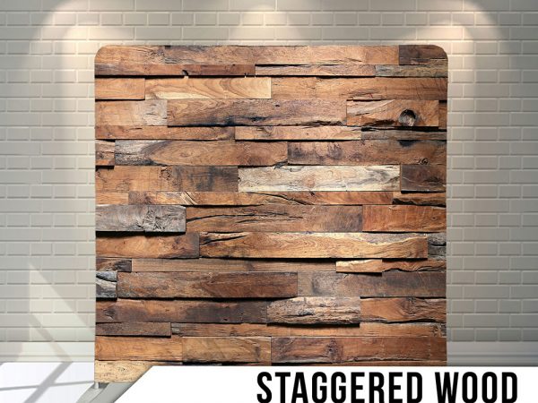 Staggered-wood