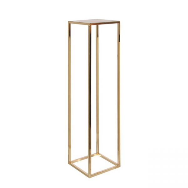 Metal Centrepiece Flower Table Stand Gold (20x20x86cmh) $45